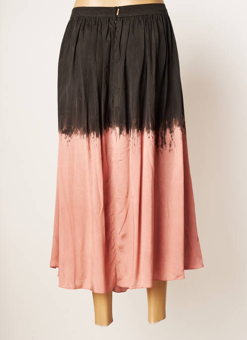 Jupe mi-longue rose RABENS SALONER pour femme