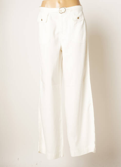 Pantalon large blanc SUMMUM pour femme
