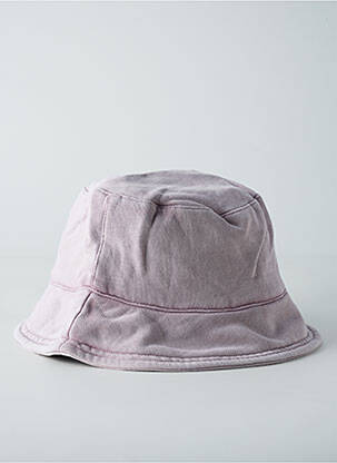 Chapeau doublure violet LIV BERGEN unisexe