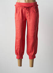 Pantalon 7/8 rouge KY CREATION pour femme seconde vue