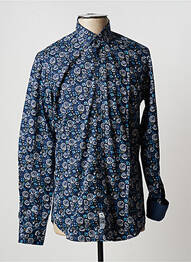 Chemise manches longues manches longues bleu DOS GALGOS homme