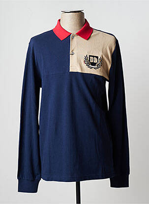 Polo manches longues manches longues bleu DARIO BELTRAN homme
