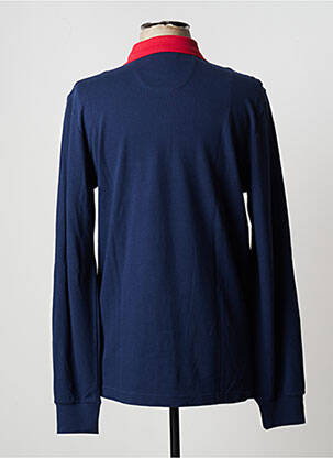 Polo manches longues manches longues bleu DARIO BELTRAN homme