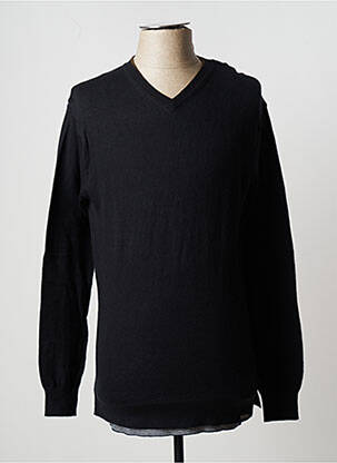 Pull col v manches longues noir SCOTCH & SODA homme