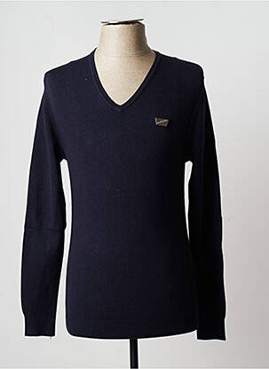 Pull col v manches longues bleu ANTONY MORATO homme