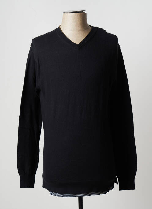Pull col v manches longues noir SCOTCH & SODA homme