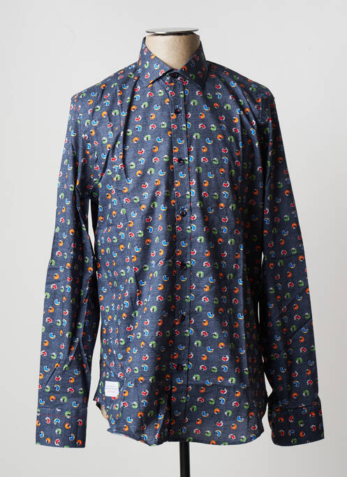 Chemise manches longues bleu A FISH NAMED FRED pour homme