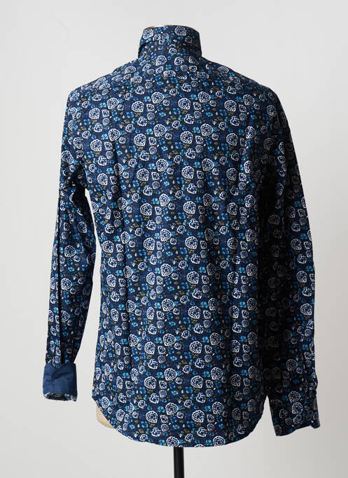 Chemise manches longues bleu DOS GALGOS pour homme