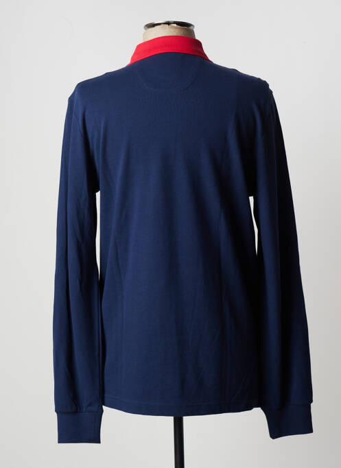 Polo bleu DARIO BELTRAN pour homme