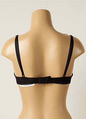 Soutien-gorge effet matière satinée haut bandeau noir LEJABY femme