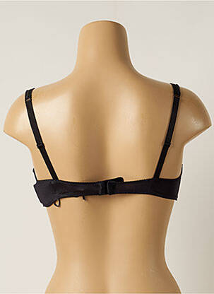 Soutien-gorge effet matière satinée haut soutien-gorge moulé noir MILLESIA femme