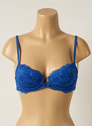 Soutien-gorge tissage dentelle bleu WACOAL femme