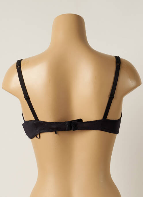 Soutien-gorge effet matière satinée haut soutien-gorge moulé noir MILLESIA femme