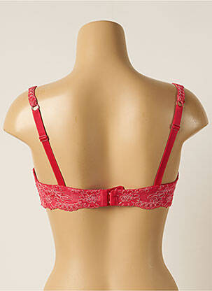 Soutien-gorge broderie haut soutien-gorge emboitant rose MILLESIA femme