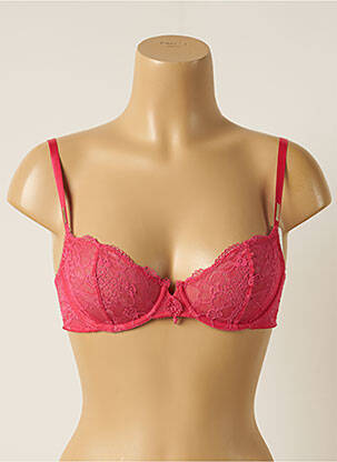 Soutien-gorge tissage dentelle haut soutien-gorge emboitant rose WACOAL femme