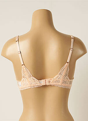 Soutien-gorge tissage dentelle haut soutien-gorge emboitant rose LISE CHARMEL femme
