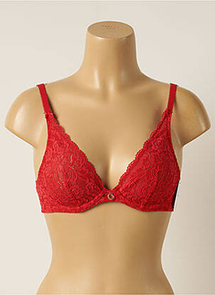 Soutien-gorge légère et transparente haut soutien-gorge emboitant rouge AUBADE femme