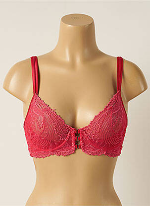 Soutien-gorge broderie haut soutien-gorge emboitant rose RCRESCENTINI BY COTTON BLUB femme