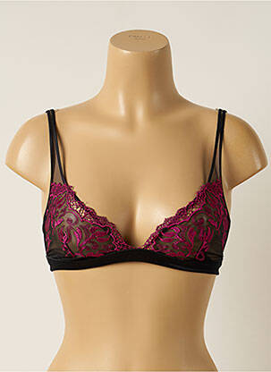 Soutien-gorge sans armature haut soutien-gorge emboitant noir COTTON CLUB femme