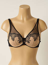Soutien-gorge broderie haut soutien-gorge emboitant noir AUBADE femme