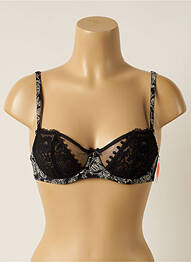 Soutien-gorge tissage dentelle haut soutien-gorge emboitant noir AUBADE femme