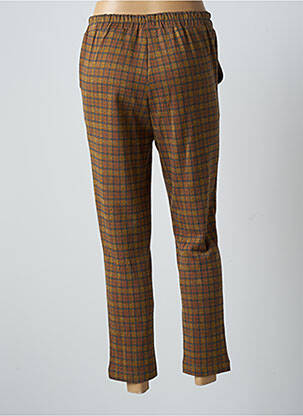 Pantalon 7/8 stretch taille normale marron PAKO LITTO femme