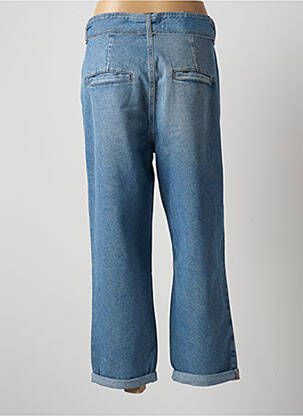 Jeans coupe large sélection denim taille haute bleu FRACOMINA femme