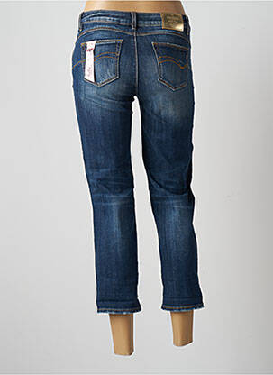 Jeans coupe droite stretch taille normale bleu FRACOMINA femme