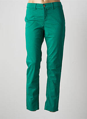 Pantalon chino vert HAPPY pour femme