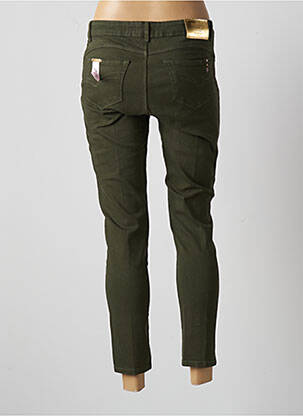 Pantalon slim stretch taille normale vert FRACOMINA femme
