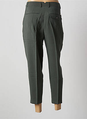 Pantalon droit taille à pinces taille haute vert LPB femme