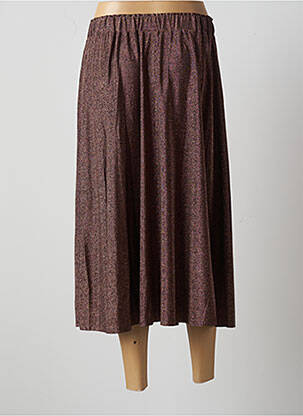Jupe longue coupe évasée marron MOLLY BRACKEN femme