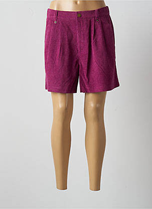 Short fermeture zippée sous rabat boutonné taille normale violet MOLLY BRACKEN femme