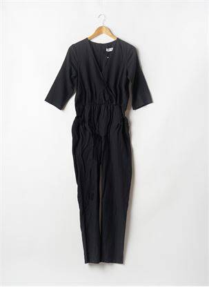 Combi-pantalon fermeture zippée au dos manches 3/4 noir MOLLY BRACKEN femme