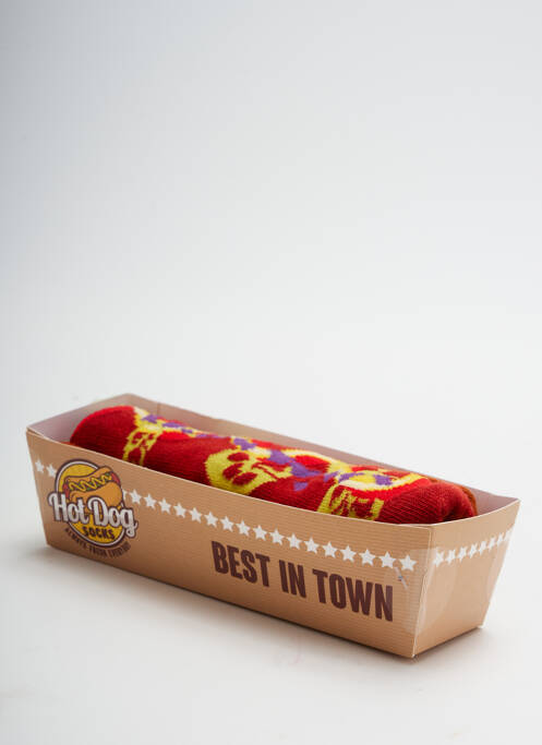 Chaussettes rouge APOLLO pour homme