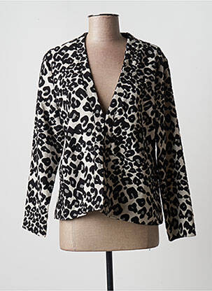 Veste casual finition intérieure doublée noir MASAI femme