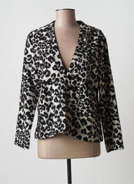 Veste casual finition intérieure doublée noir MASAI femme