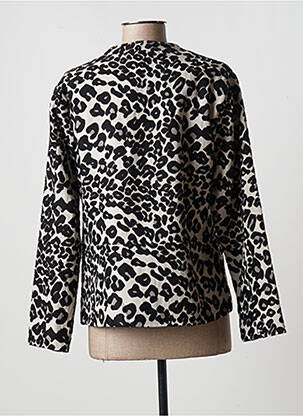 Veste casual finition intérieure doublée noir MASAI femme