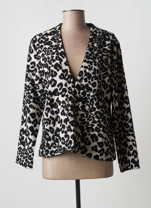 Veste casual finition intérieure doublée noir MASAI femme
