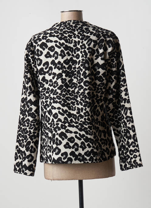 Veste casual finition intérieure doublée noir MASAI femme