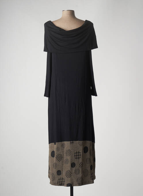 Robe longue noir G!OZE pour femme