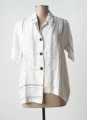 Chemisier manches courtes manches courtes beige KOKOMARINA femme