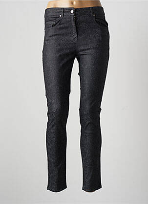 Pantalon slim stretch taille normale noir FRED SABATIER femme