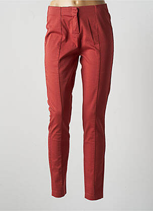 Pantalon slim taille élastique taille normale orange MASAI femme
