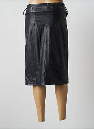 Jupe mi-longue stretch noir FRED SABATIER femme
