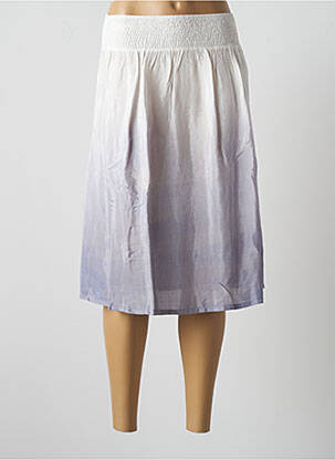 Jupe mi-longue coupe évasée violet MASAI femme