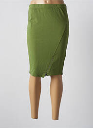 Jupe mi-longue stretch vert MASAI femme