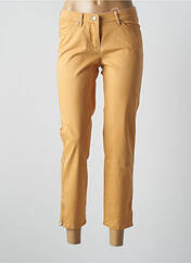 Pantalon 7/8 jaune TONI pour femme seconde vue