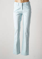 Pantalon droit bleu TONI pour femme seconde vue