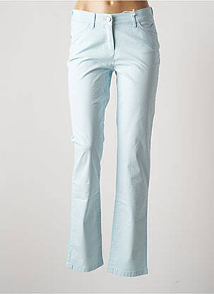 Pantalon droit bleu TONI pour femme